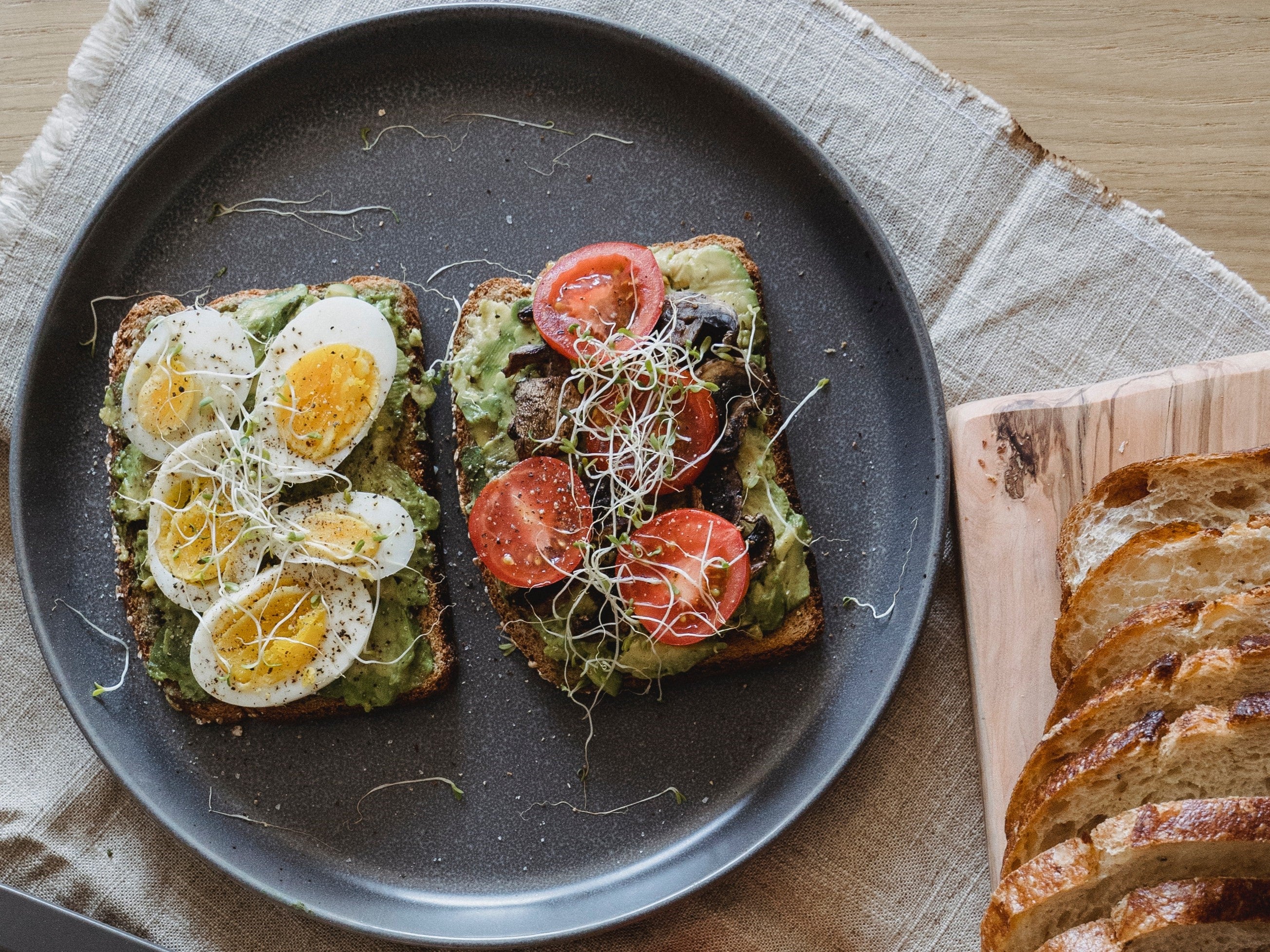 Egg & Sprouts Sandwich Forages