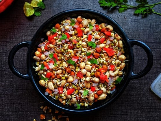 Mung Bean & Chickpea Salad