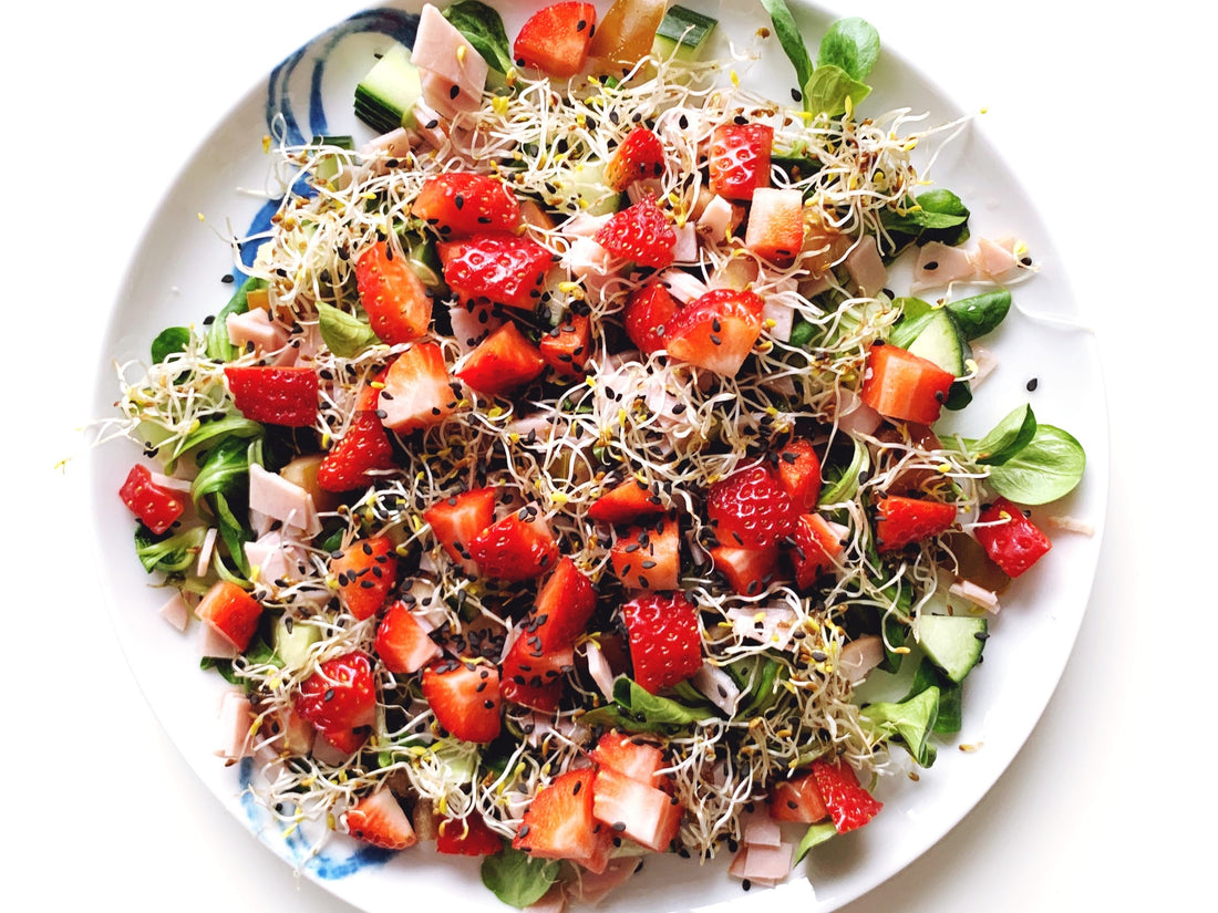 Strawberry & Sprouts Salad